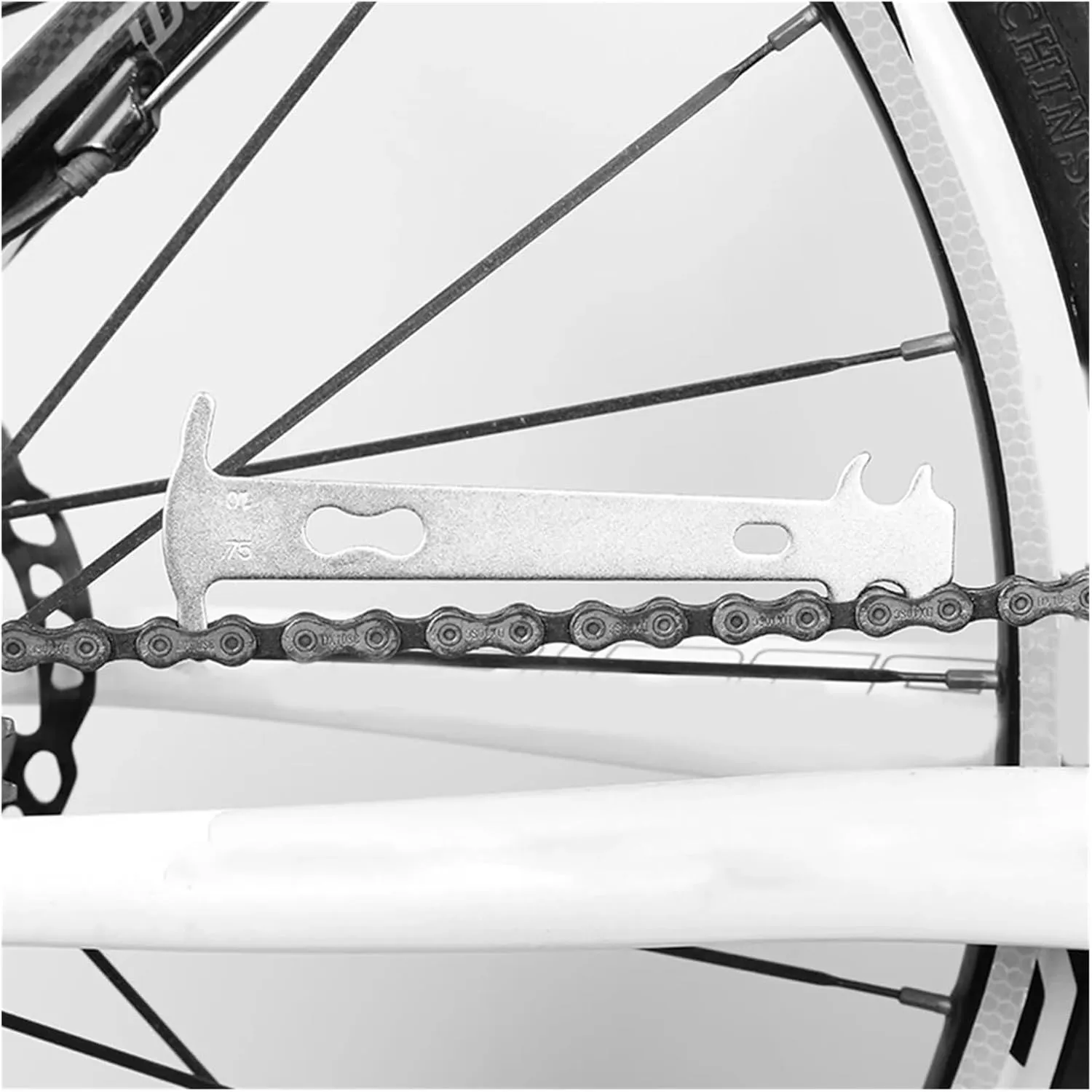 4PCS Mini Bike Chain Quick Link Tool with Hook Up Road Cycling Chain Clamp Multi Link Plier Magic Buckle Bicycle Tool Kit (Color : 1 inch x 8 TPI 50MM)