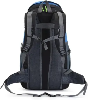 50L Waterproof Hiking Backpack Men Trekking Travel Backpacks Women Sport Bag Outdoor Mountaineering Hike Bags (Purple 2)