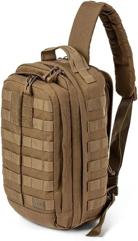 5.11 Tactical Unisex RUSH MOAB 8 Sling Pack, 13 Liter Capacity, Style 56810, Kangaroo, One Size