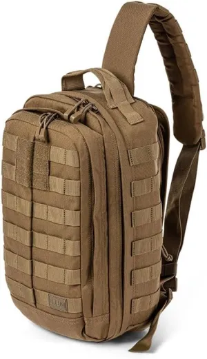 5.11 Tactical Unisex RUSH MOAB 8 Sling Pack, 13 Liter Capacity, Style 56810, Kangaroo, One Size