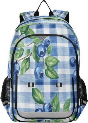 ALAZA Blueberry Pattern School Backpacks Travel Laptop Bag Kids Bookbag for Girls Boys Teens Women Men64