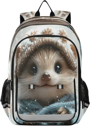 ALAZA Hedgehog School Backpacks Travel Laptop Bag Kids Bookbag for Girls Boys Teens Women Men110