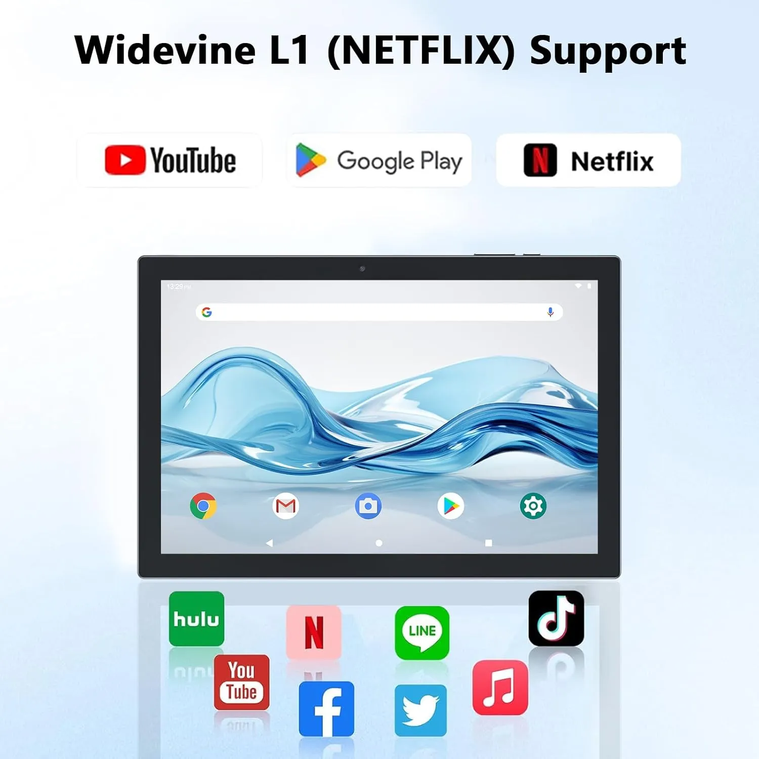 Android 15 Tablet 10 Inch, 18GB RAM 128GB ROM/2TB Expandable, 2 in 1 Tablets with Keyboard Case Mouse Stylus, 2.0GHz Quad-core Processor, 1280*800 IPS HD Screen, 5G WiFi 6 BT 5.0, 8MP Camera Tablet PC