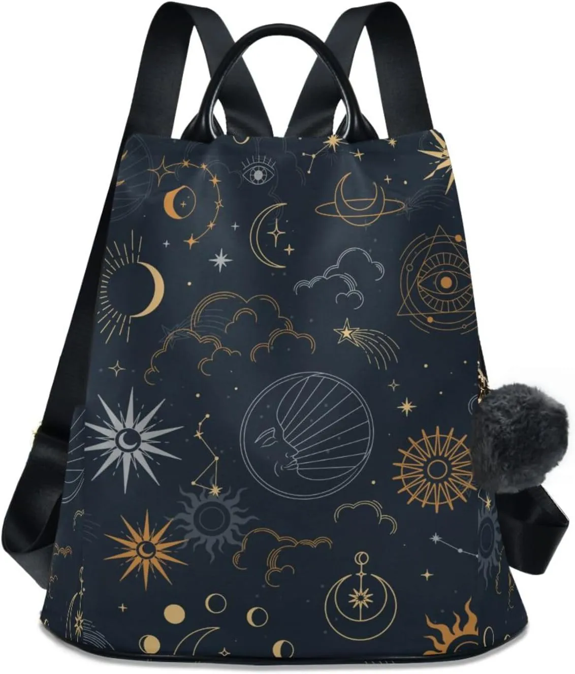 Anti-theft Backpack Purse BackPacks Handbags for Women Travel Rucksack Lightweight Shoulder Bags Starry Sky