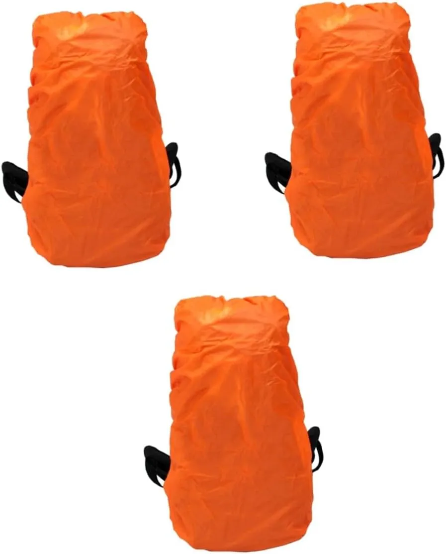ARTIBETTER 3pcs Rainproof Bag Cover for 50-80l Backpack Outdoor Living Golf Bag Covers Waterproof Rain Shield