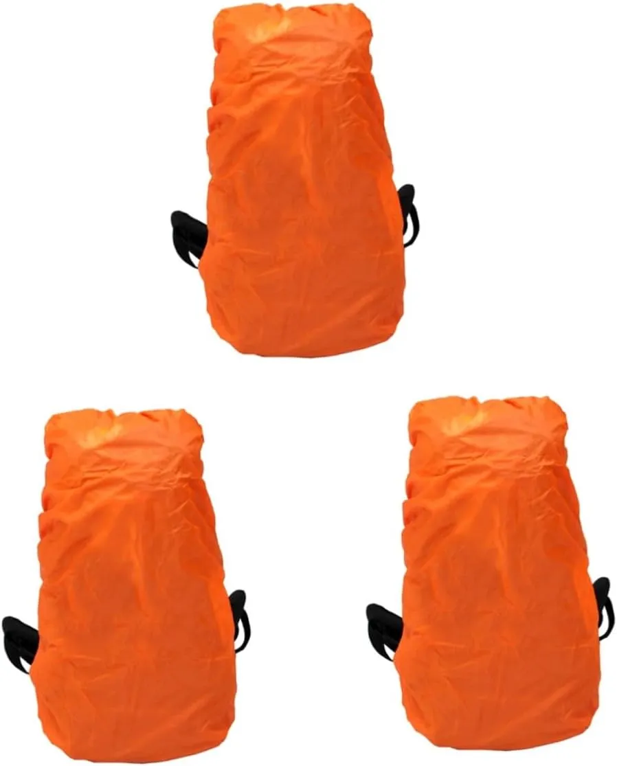 ARTIBETTER 3pcs Rainproof Bag Cover for 50-80l Backpack Outdoor Living Golf Bag Covers Waterproof Rain Shield