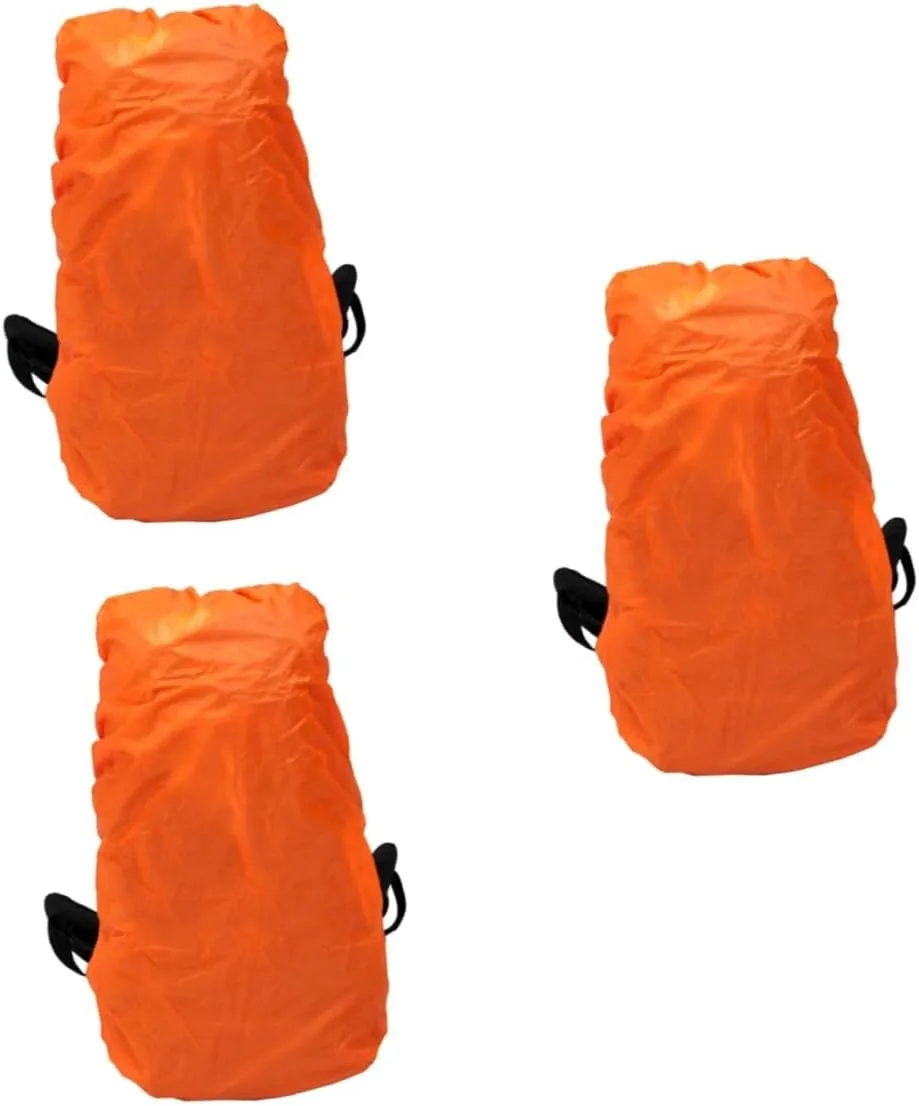 ARTIBETTER 3pcs Rainproof Bag Cover for 50-80l Backpack Outdoor Living Golf Bag Covers Waterproof Rain Shield