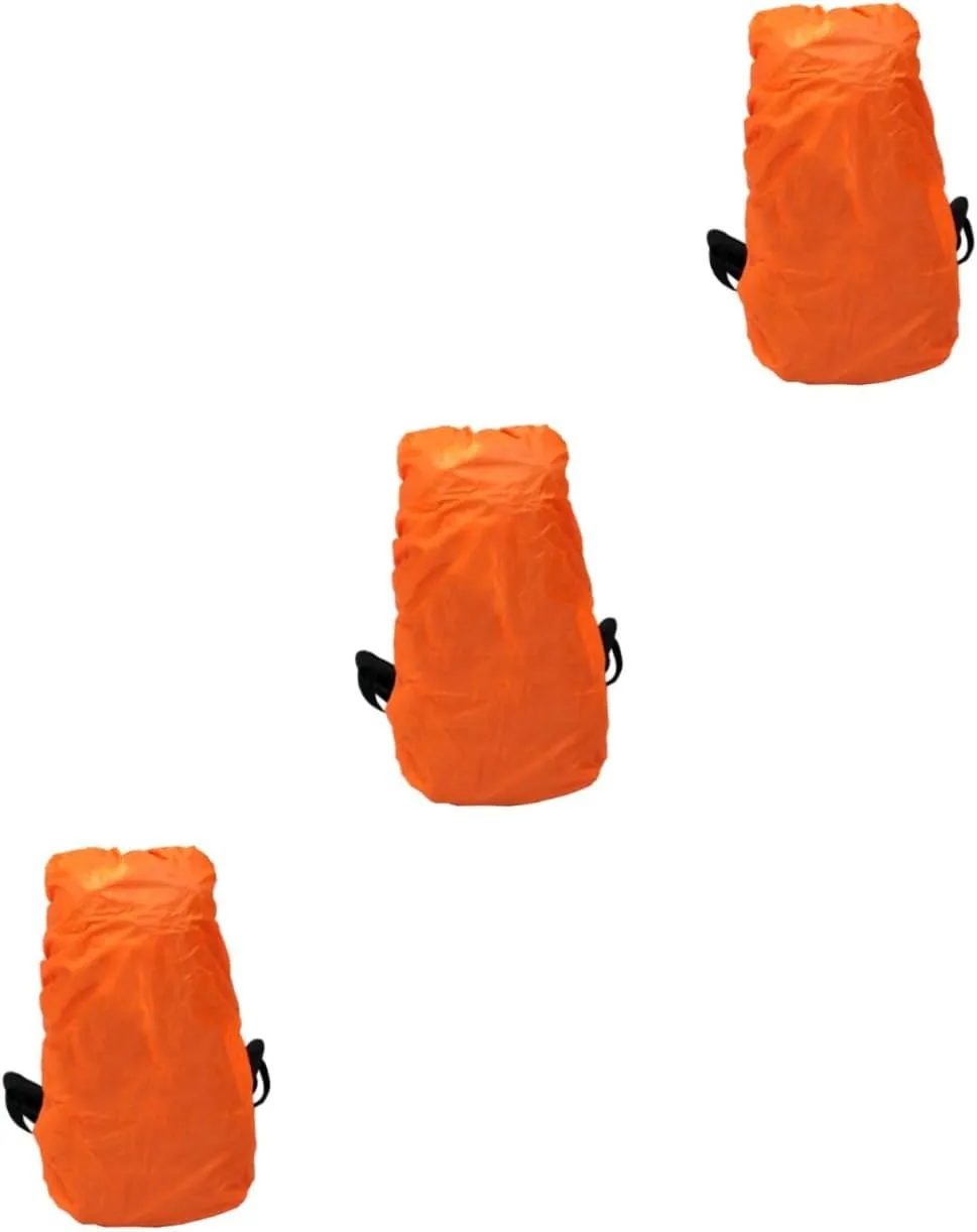 ARTIBETTER 3pcs Rainproof Bag Cover for 50-80l Backpack Outdoor Living Golf Bag Covers Waterproof Rain Shield