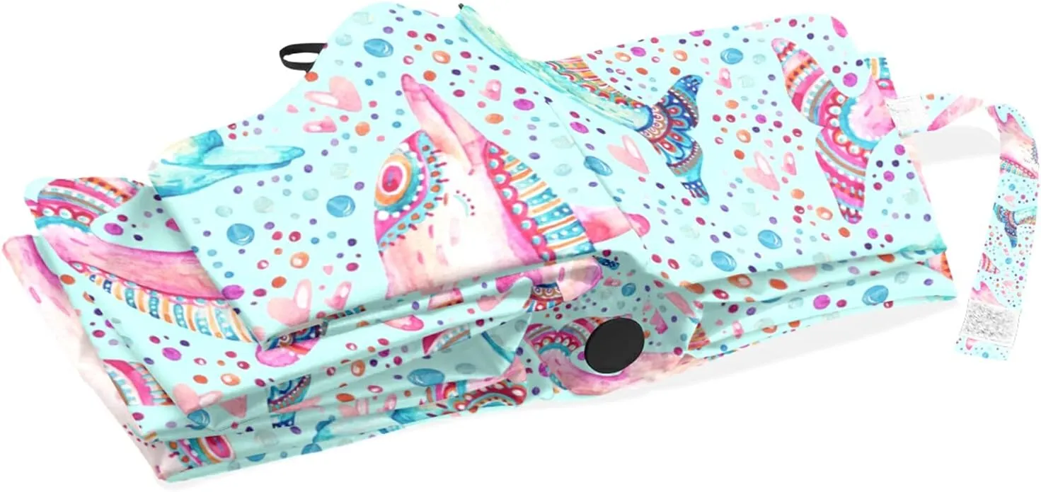 Automatic Folding Umbrella, Portable Strong Travel Rain Umbrella, Auto Open/Close Lightweight Compact Sun Anti-UV Parasol