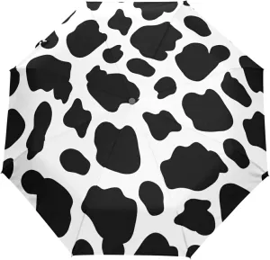 Automatic Folding Umbrella, Portable Strong Travel Rain Umbrella, Auto Open/Close Lightweight Compact Sun Anti-UV Parasol