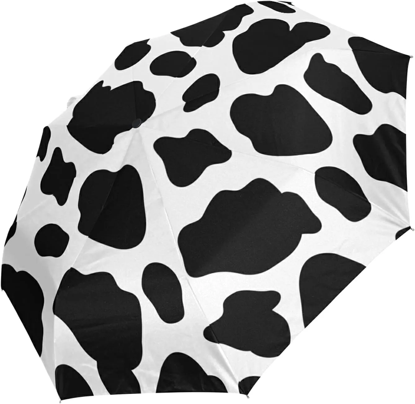 Automatic Folding Umbrella, Portable Strong Travel Rain Umbrella, Auto Open/Close Lightweight Compact Sun Anti-UV Parasol
