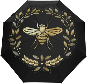 Automatic Folding Umbrella, Portable Strong Travel Rain Umbrella, Auto Open/Close Lightweight Compact Sun Anti-UV Parasol
