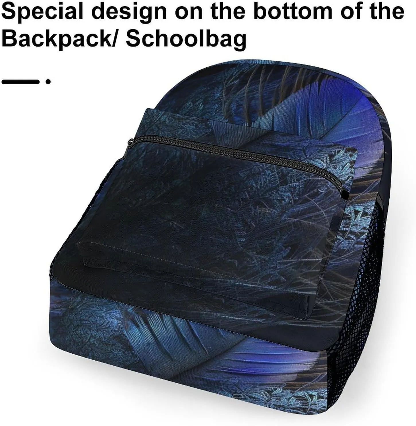 Backpacks Feather Pattern Travel Bag Laptop Backpack Casual Daypack for Weekender Business Hiking