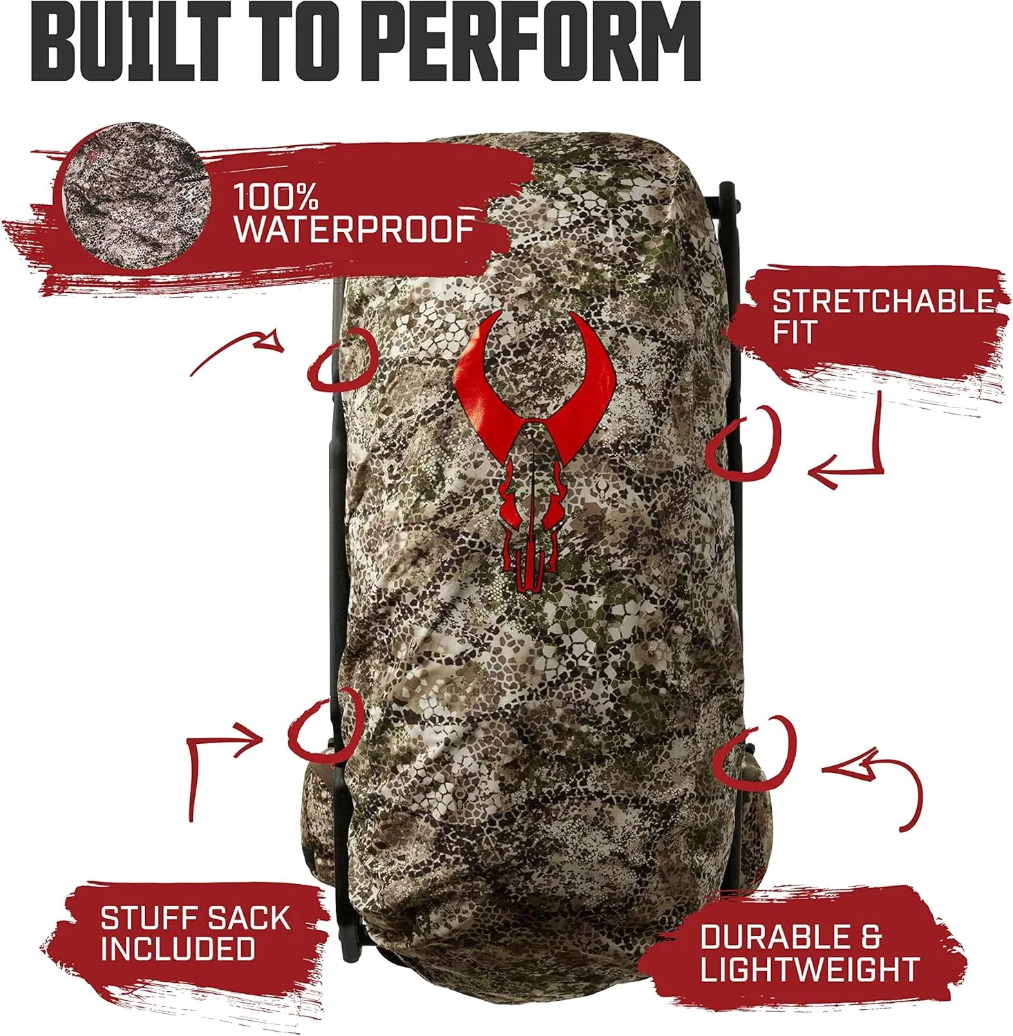 Badlands Waterproof Rain Cover for Hunting Backpacks