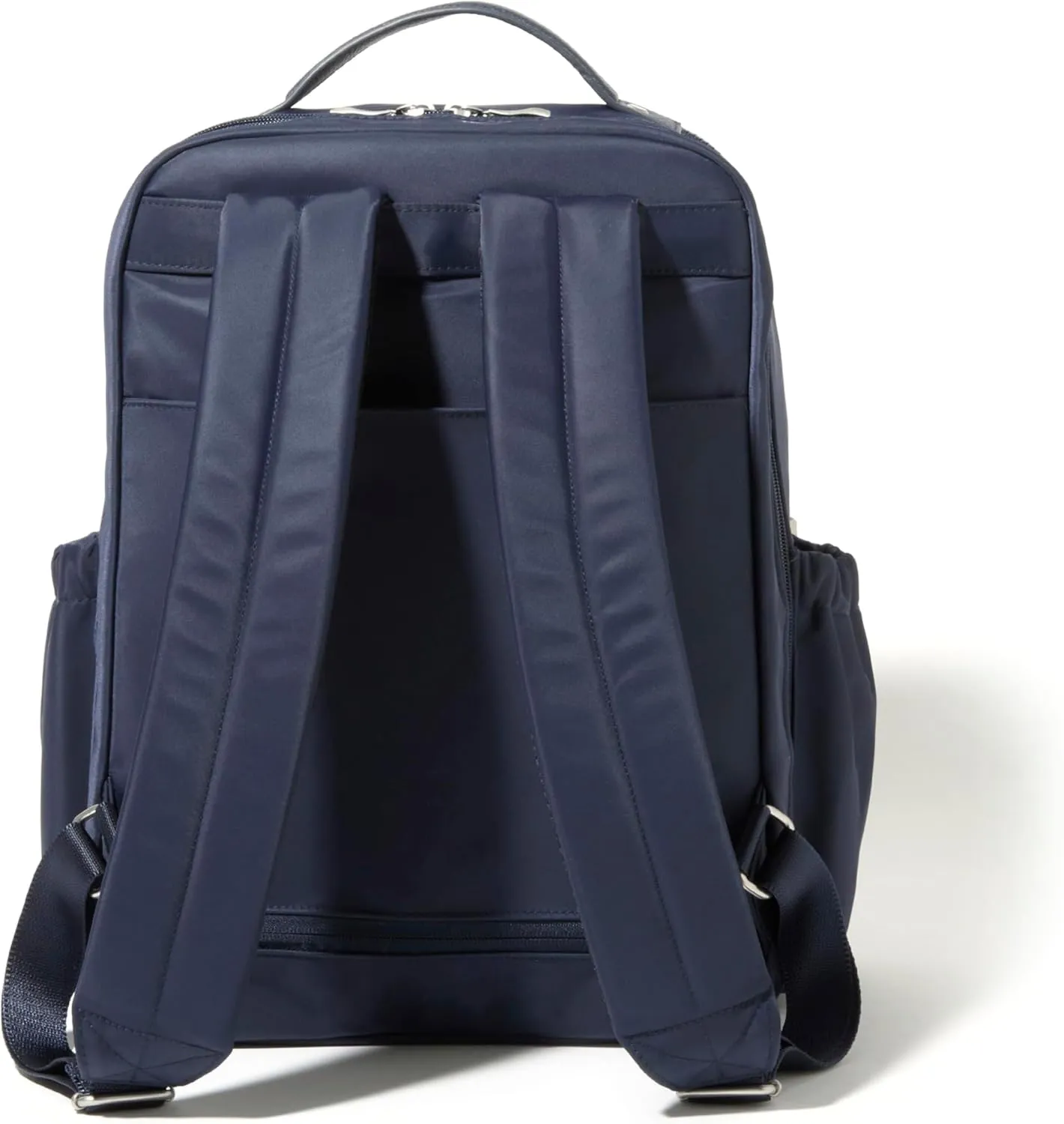 Baggallini Tribeca Expandable Laptop Backpack - 15"x11" Lightweight Work Travel Bag w/Luggage Sleeve & RFID