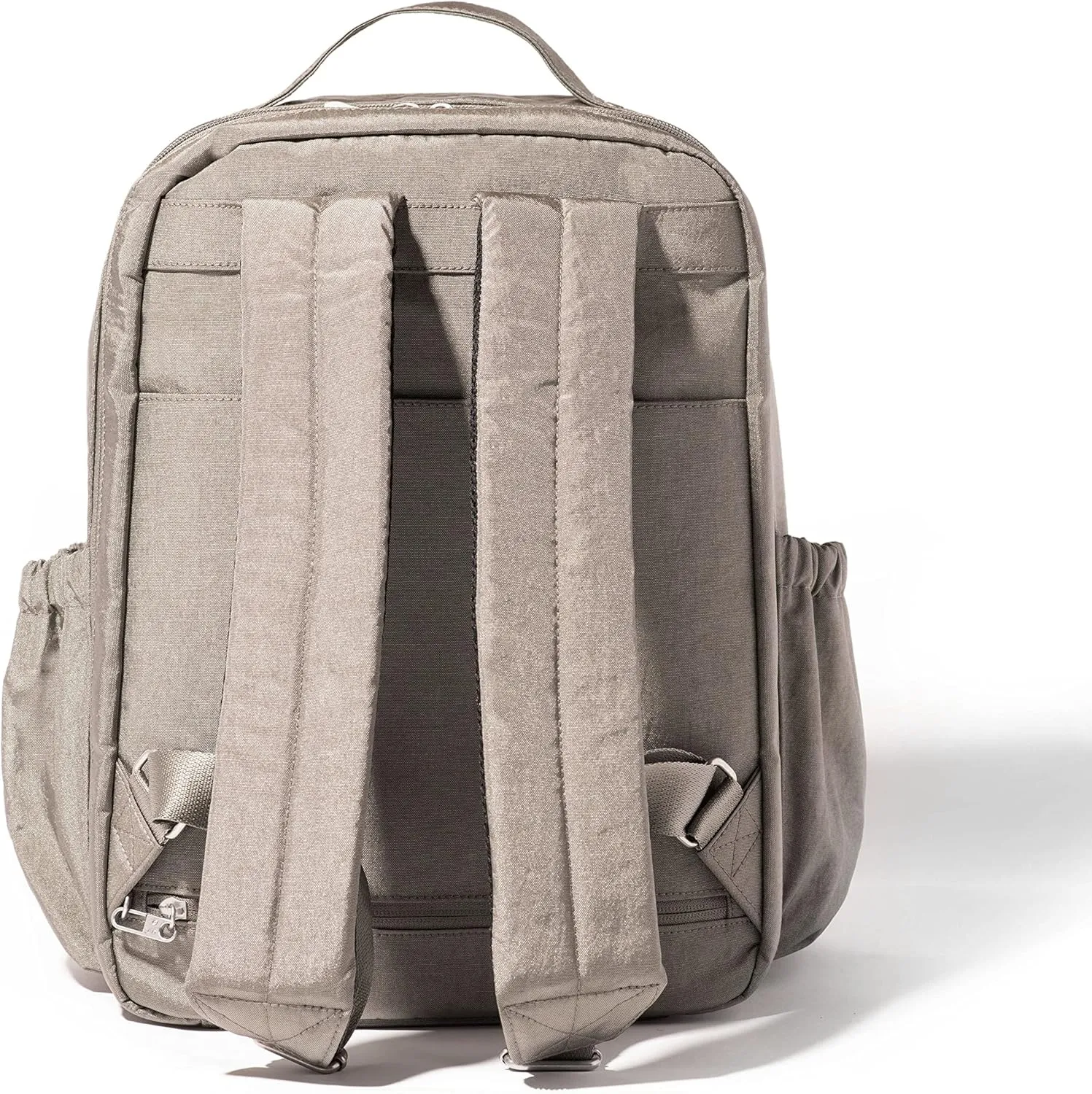 Baggallini Women's Tribeca Expandable Laptop Backpack, Sterling Shimmer
