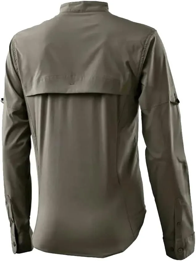 Beretta Women's EVAD Flex UPF 50 Breathable Wrinkle-Resistant Active Shooting Outdoor Casual Long-Sleeve Button-Down Shirt