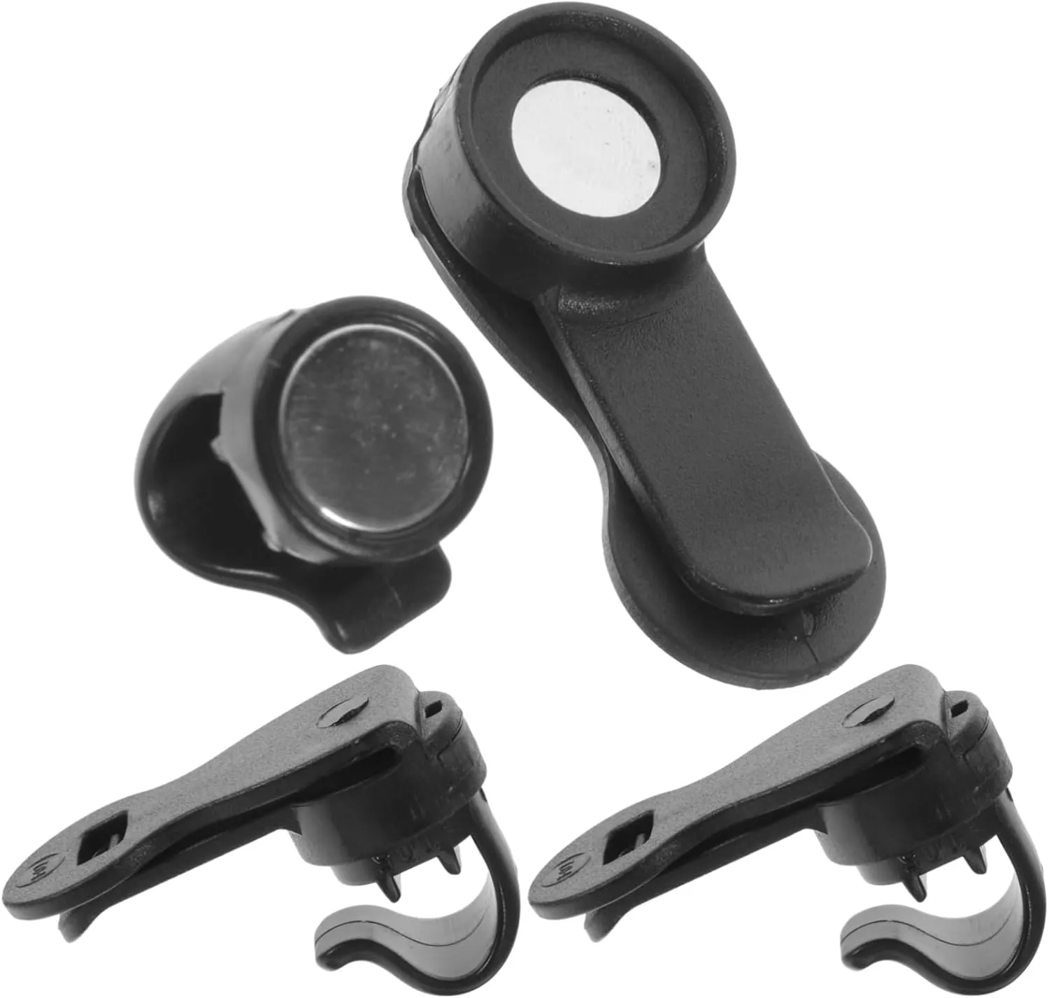 BESPORTBLE 6 Pcs Auto Lock Clip Magnetic Buckle Hose Clamp Outdoor Backpack Portable Backpack Black Back Pack Adjustable Water Tube Clips Convenient Water Tube Clips Outdoor Accessory Abs