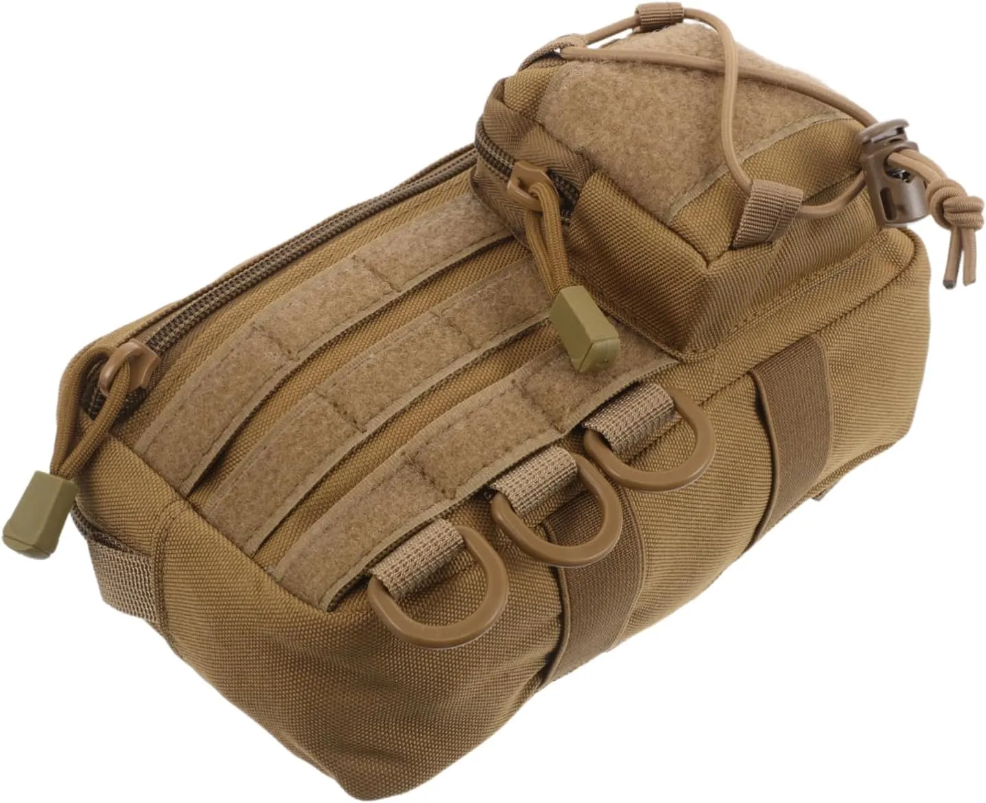 BESPORTBLE Compact Portable Organizer for Outdoor Survival Hiking and Camping Lightweight Waist Pouch with Modular Compartments Rugged Durability and Versatile Use