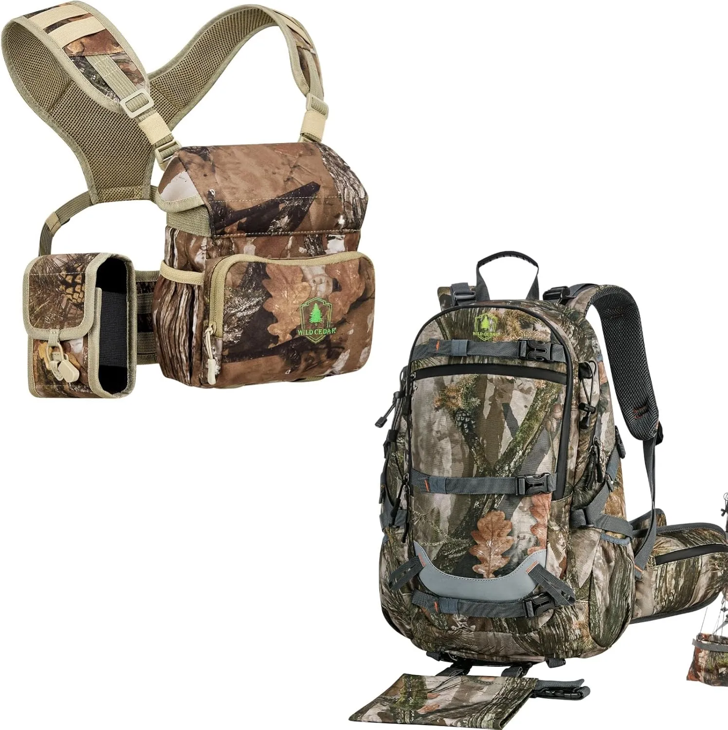 Binocular Harness Chest Pack   35L Hunting Backpack