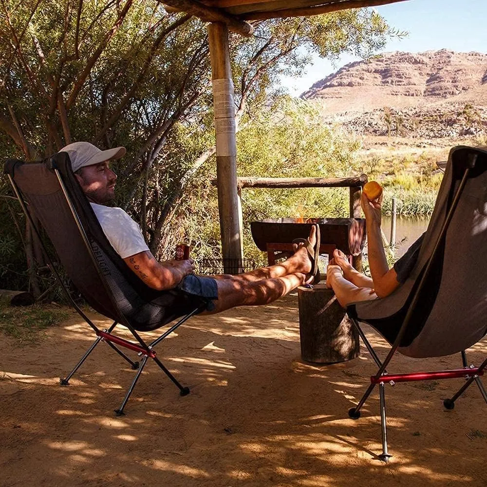 Camping Chair - Outdoor Folding Beach and Fishing for Camping, Picnic, Hiking