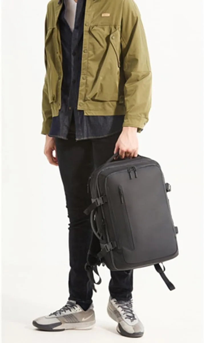 Compression Backpack with Vacuum Pump,Business Backpacks with Vacuum Seal,Large Capacity Expandable Airback for Travel