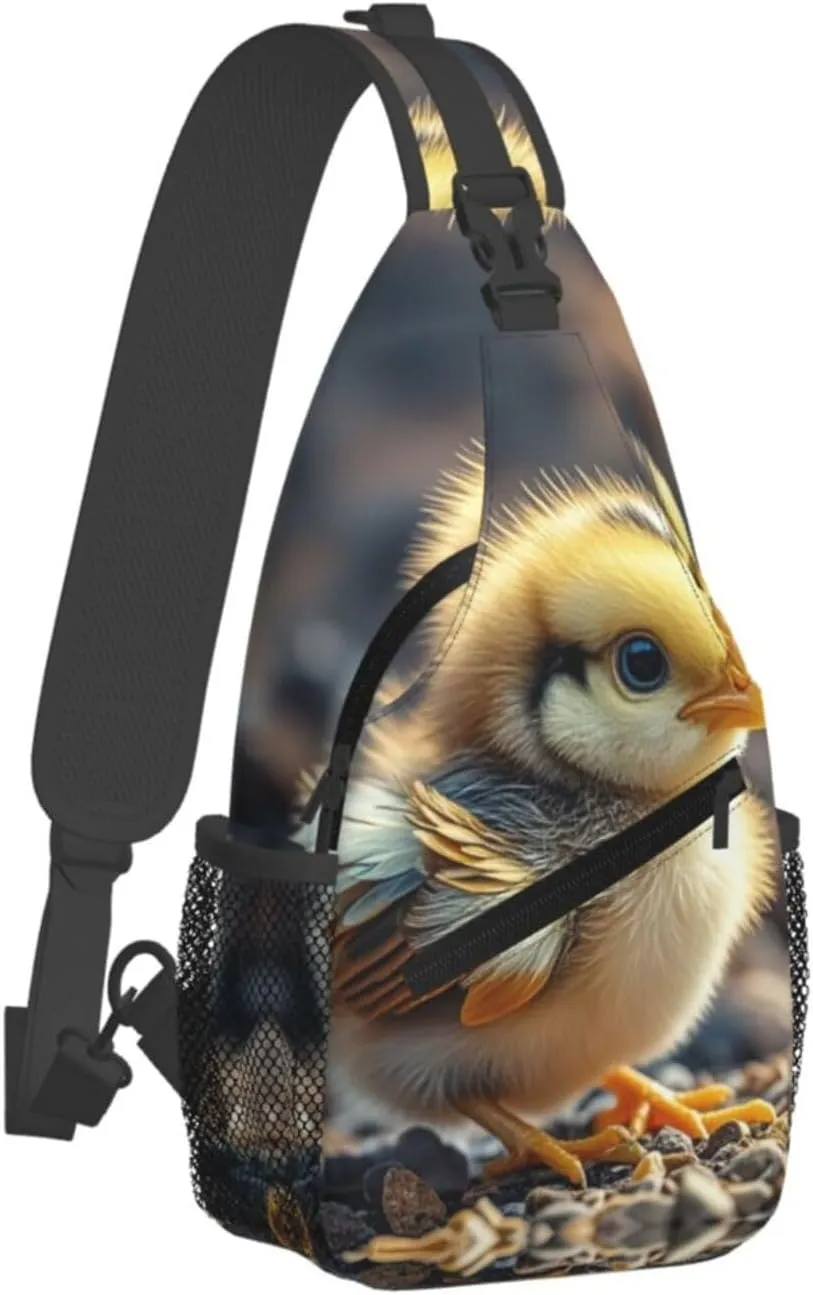 Cross Chest Bag Sling Backpack Cute Sea Animal Manatee Sling Bag Crossbody Shoulder Bag Travel Hiking Daypack