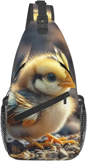 Cross Chest Bag Sling Backpack Cute Sea Animal Manatee Sling Bag Crossbody Shoulder Bag Travel Hiking Daypack