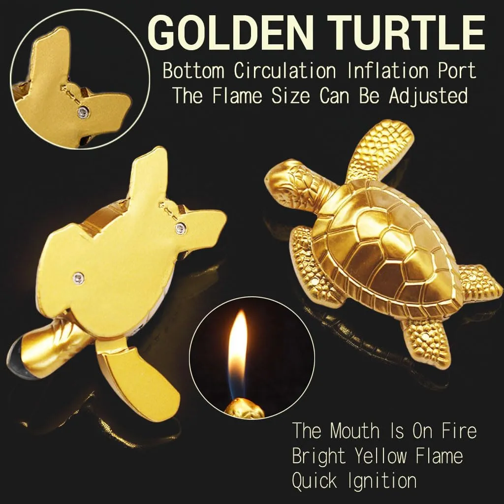 Cute Animal Lighter, Windproof Refillable Adjustable Lighters, Funny Keychain Lighters Gifts for Women, Perfect for Candles, Camping, BBQ (No Butane Fuel Included) (#1)