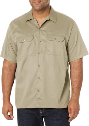 Dickies Men's Short-Sleeve Flex Twill Work Shirt