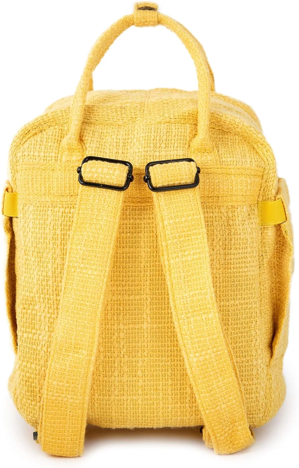 DIME BAGS - Mini Backpack - Multi Small Backpack - Travel Bag (Hemp Material, Yellow)