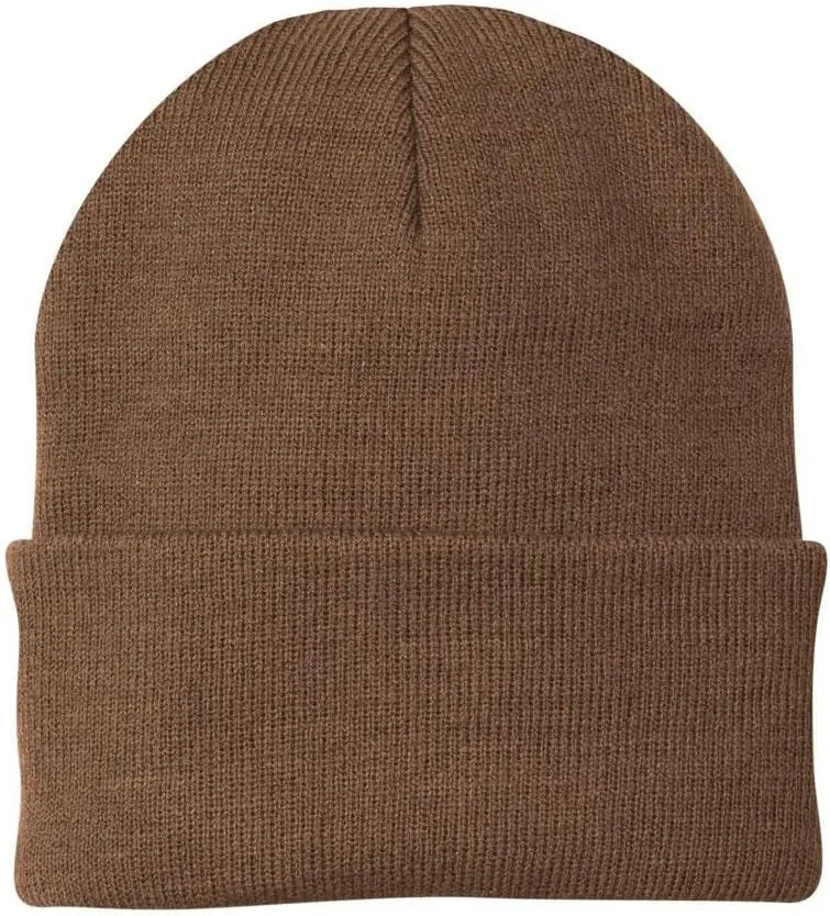 Fine Knit Watch Cap Beanie, Winter Hat, 100% Acrylic, Made in USA, One Size