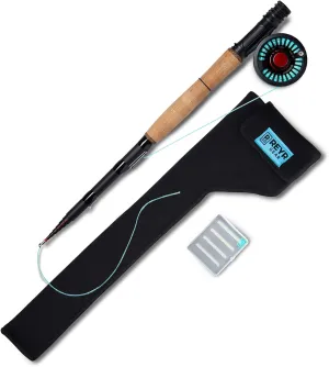 First CAST Fly Rod, Telescoping Travel Fly Rod and Reel Combo, Portable Fly Fishing Gear for Traveling and Backpacking, 6WT Fishing Rod