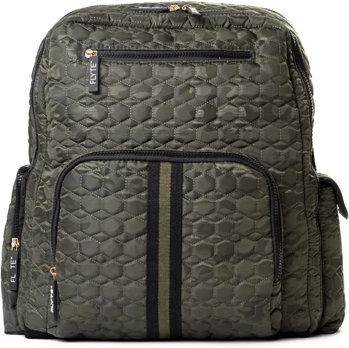 FLYTE Isabella Backpack | Gym & Travel Quilted Backpack | Camo