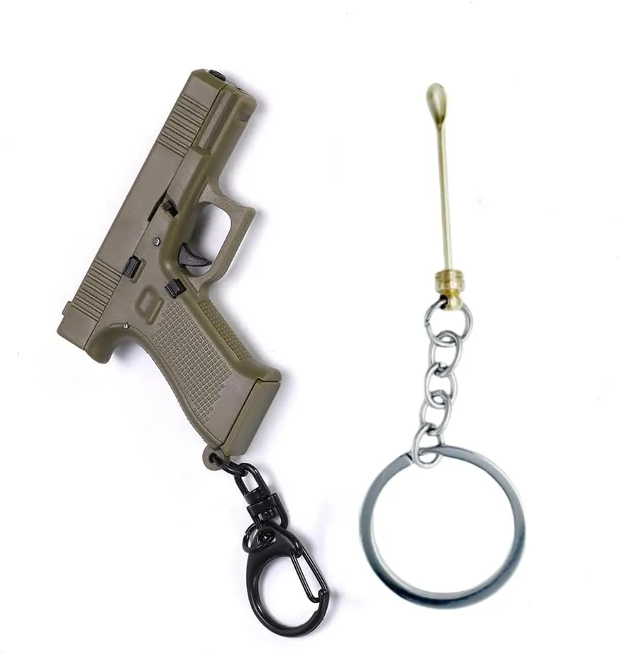 G45 Keychain Good Gift for Boyfriend or Husband 1:4 Mini Pistol Shape Keychain