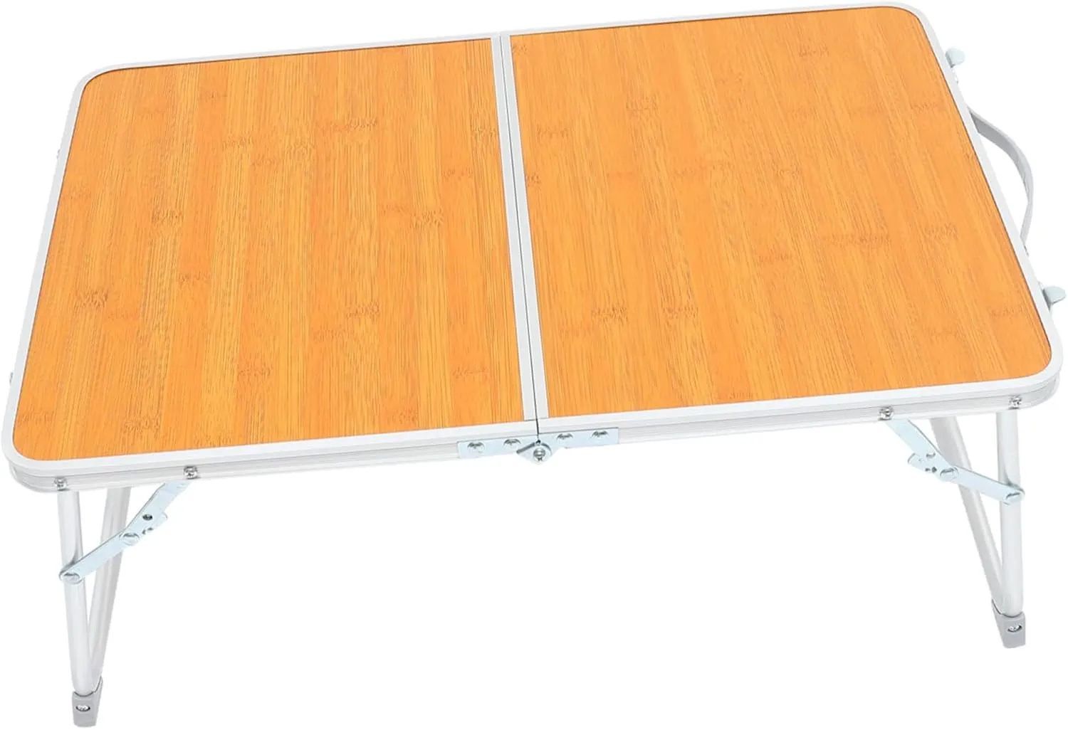GANAZONO Portable Wear-Resistant Folding Table for Camping Home Use Compact Bed Desk Heavy Load Capacity Convenient Storage Easy for Picnics Bbqs and Outdoor Activities