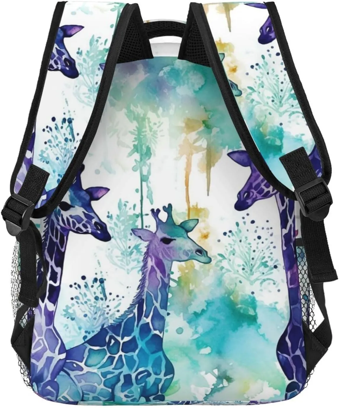 Giraffe Silhouette Backpack for Men Women Casual Daypack Laptop Backpack Computer Bag Travel Laptop Bag