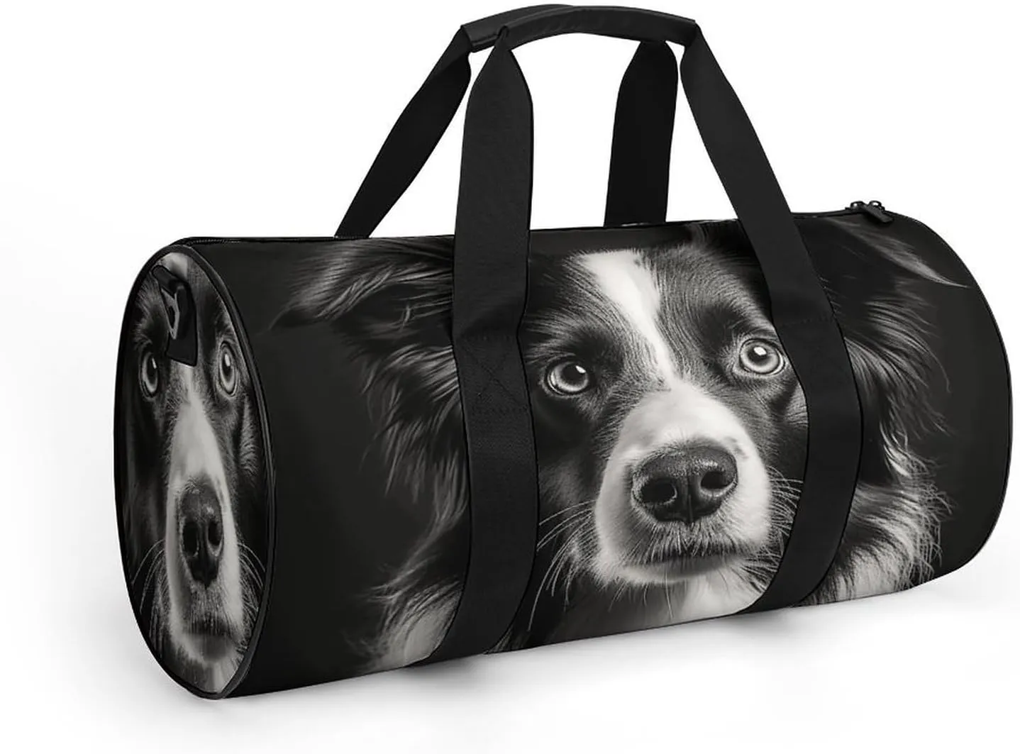 Gym Bag A Photo of A Dog Duffel Bag for Men Women Overnight Bag with Shoe Compartment Workout Bags