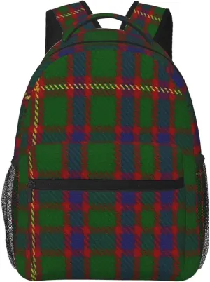 Hall (1994) Clan Family Tartan Waterproof Backbag, Compact Sports Bag- Durable Unisex Backpack For Cycling, Gym & Beach
