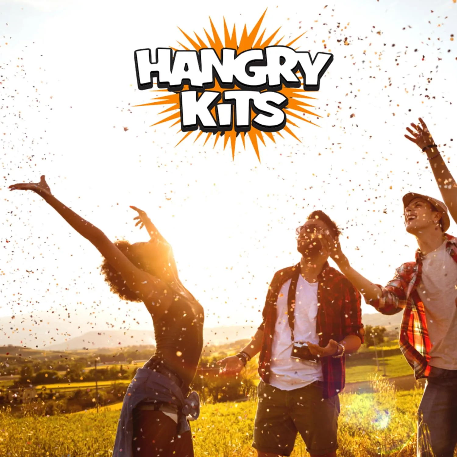 Hangry Kit Sending You a Giant Hug Sour Candy Kit - 16-Piece Variety Pack with all Your Favorite Sour Candy Classics in a 'Sending You a Giant Hug' Themed Gift Box.