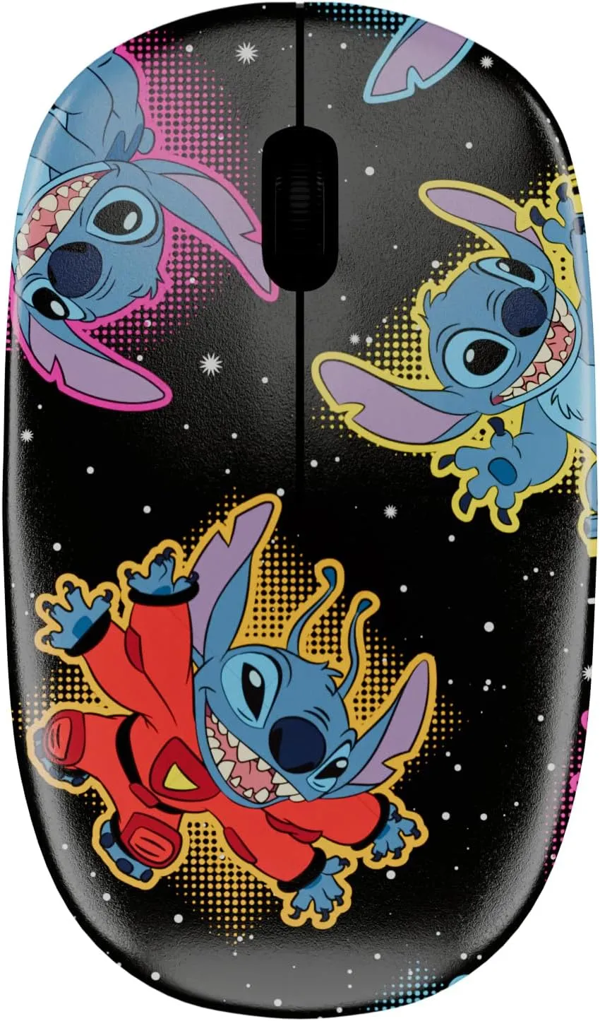 iJoy Disney Lilo and Stitch Wireless Mouse, Bluetooth Ergonomic Mouse Computer Accessories for Laptop Computer or Mini PC and Stitch Gifts for Women, Men, and All Fans of Stitch Stuff