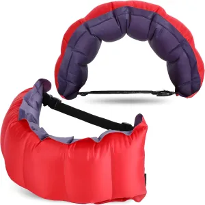 Inflatable Swim Belt 2 Pcs Pool Portable Floatation Belt for Adults Adjustable Floating Training Aid with Buckle and Rope for Kid Adults Swimming Beginner