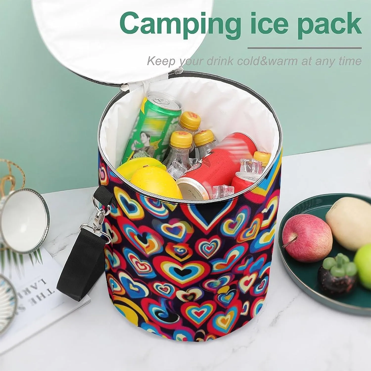 Insulated Leak-Proof Cooler Backpack for Women and Men Camping, Travel, Picnic