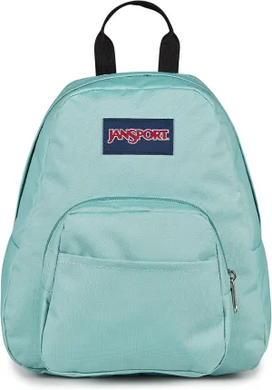 JanSport Half Pint Mini Backpack, 10.2 L - Durable Mini Bag Purse with Adjustable Shoulder Straps, Single Main Compartment, Zippered Stash Pocket, Faded Sage