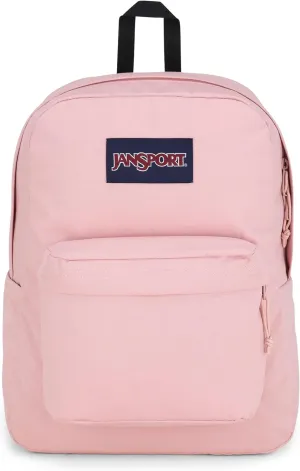 JanSport Superbreak Backpack - Durable, Lightweight Premium Backpack, Misty Rose