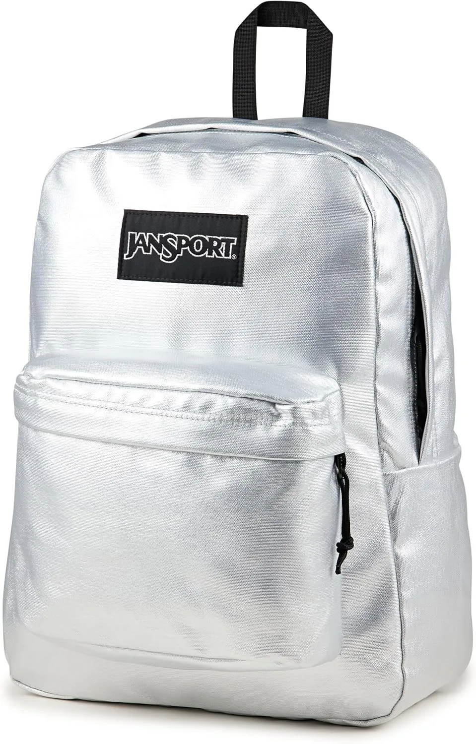 JanSport Superbreak Plus FX Backpack - Work, Travel, or Laptop Bag with Water Bottle Pocket - Surreal Shine​