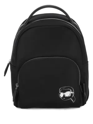 Karl Lagerfeld svart ryggsäck med patch