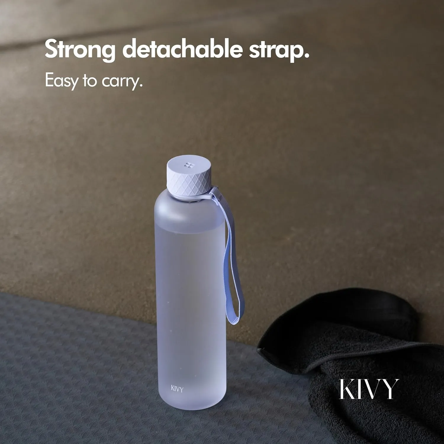 KIVY Slim Water Bottle 32oz [Lightweight & Shatterproof] - Reusable Tritan Water Bottle - Leak Proof Water Bottle for Women & Men - No Spill Drinking Bottle - Dishwasher Safe - BPA Free