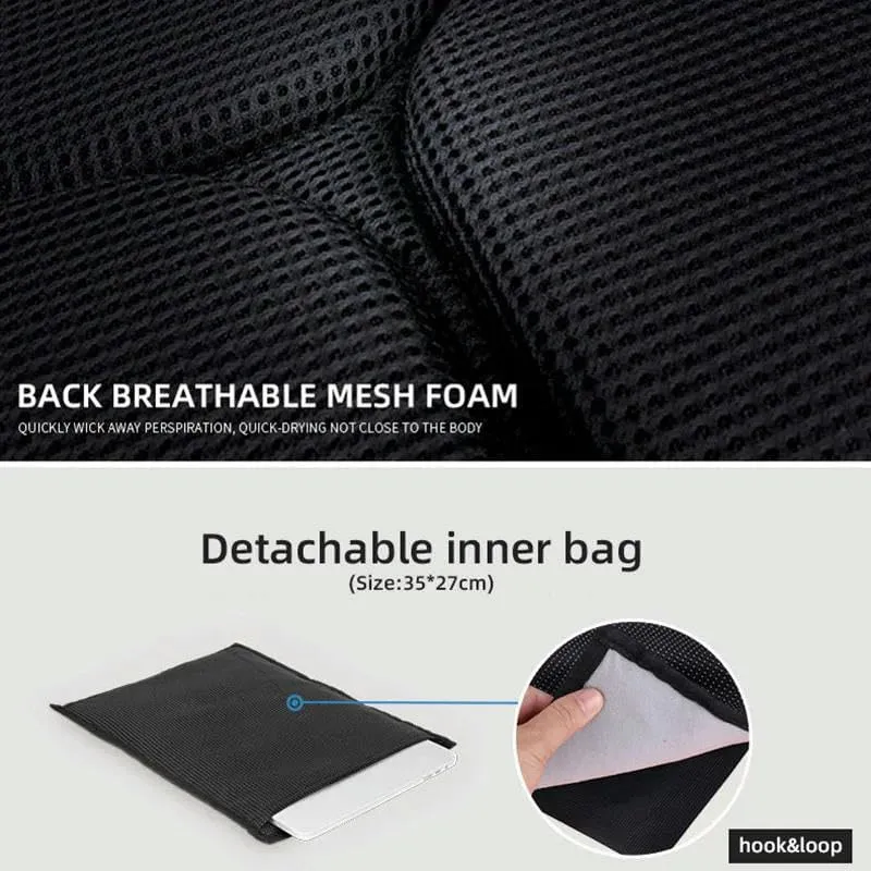 KOSTEN Backpack Pvc Waterproof Bag Swimming Backpack Large Capacity River Trekking Shoulder Backpacks-30L Black