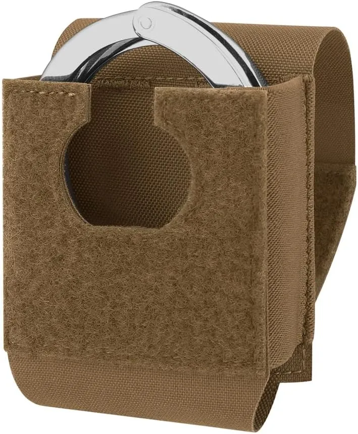 KRYDEX Handcuff Pouch with MOLLE and Belt Loop Handcuffs Holder for Duty Belt MOLLE Vest Law Enforcement Accessories